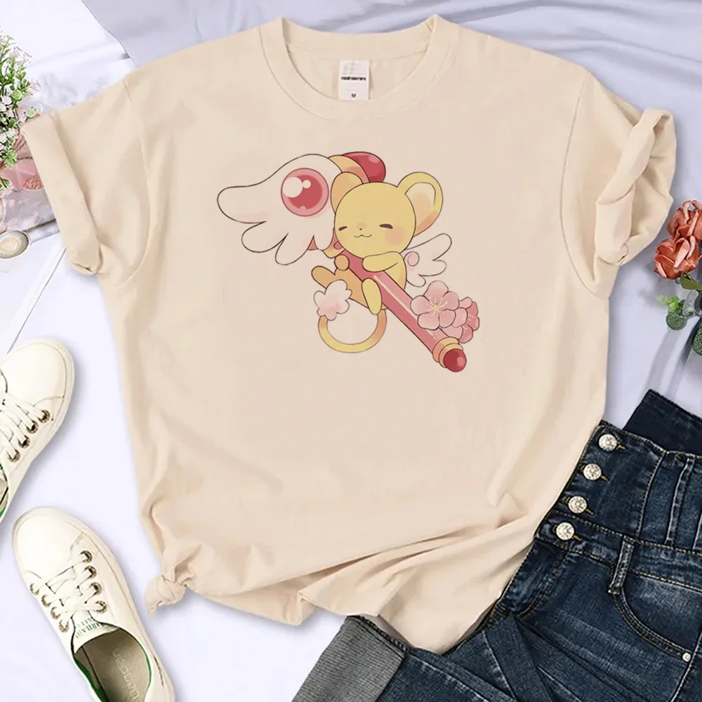 Cardcaptor Sakura t-shirts women Y2K designer funny t-shirts girl graphic harajuku streetwear clothes