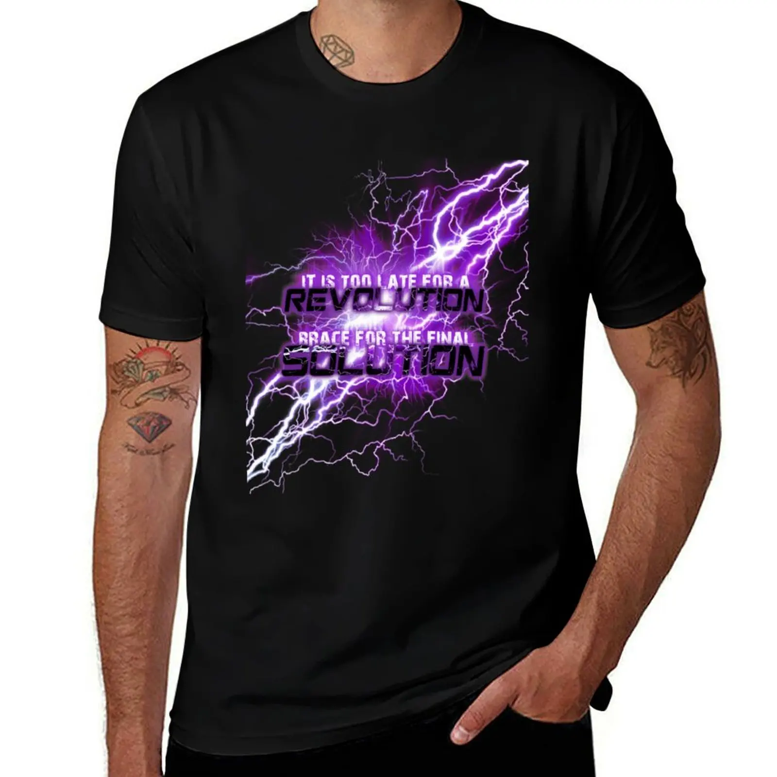 

muse thought contagion lightning T-Shirt t shirts for man cotton funny t shirts for man slim fit T-Shirt