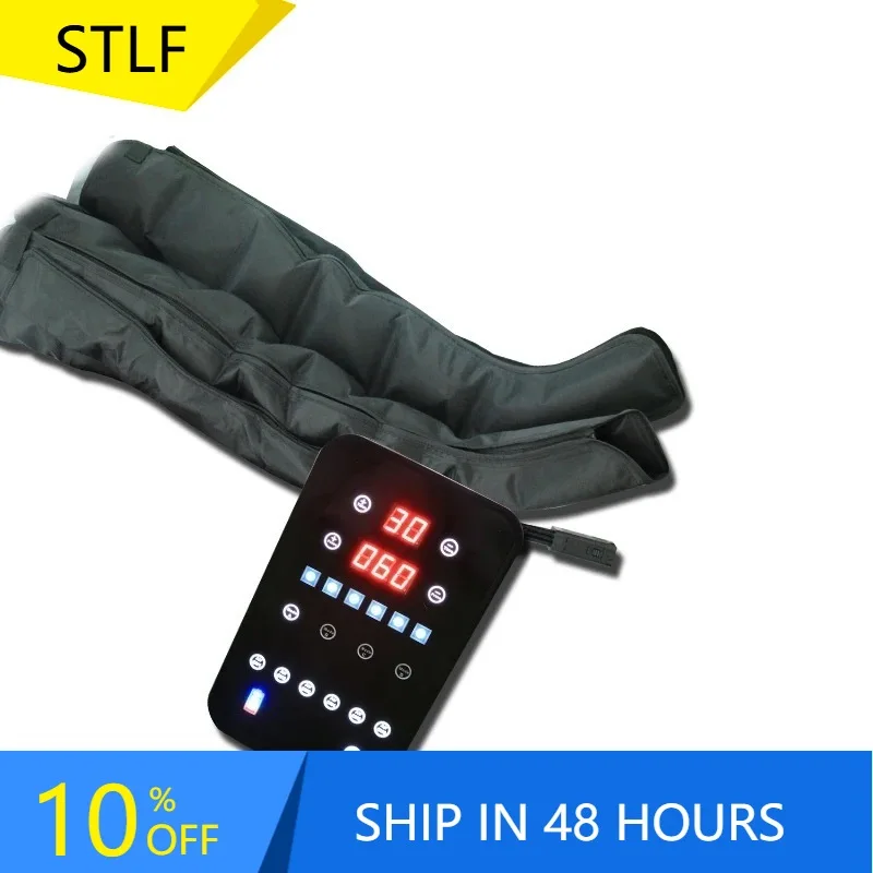 

STLFFaster Recovery Electric Leg Massager Air Compression Pressotherapy Machine Therapeutic Foot Massager Sports Massage Accesso