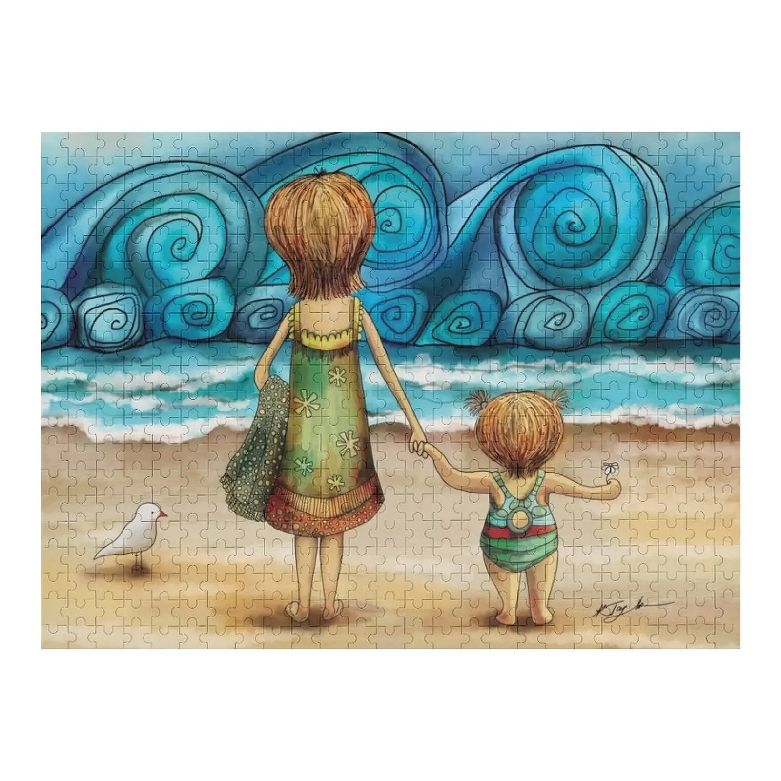 

Beachcombers Jigsaw Puzzle Christmas Gifts Personalize Adult Wooden Puzze Personalized Gift Married Jigsaw Custom Puzzle