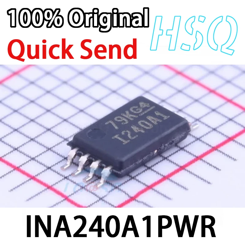 

5PCS INA240A1 INA240A1PWR Screen Printed I240A1 1240A1 Current Detection Amplifier Chip New Original