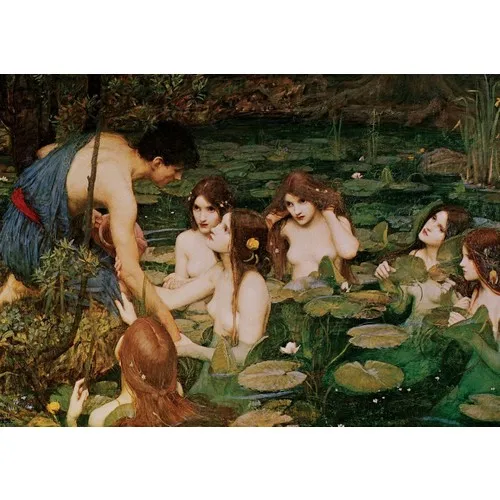 Art Puzzle Hylas and Water Nymphs 1896 1500 Piece Jigsaw Puzzle