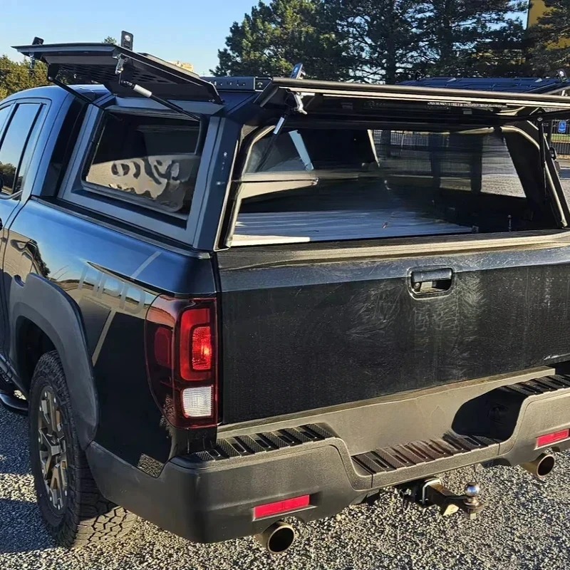Best SellingCustom-Fit Aluminum  Hardtop Truck Ridgeline Rust-Proof Pickup CanopyHigh Quality