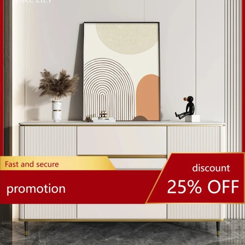 

Тумба-буфет из массива дерева в современном стиле, легкий люкс, простой дизайн, декоративный шкафчик