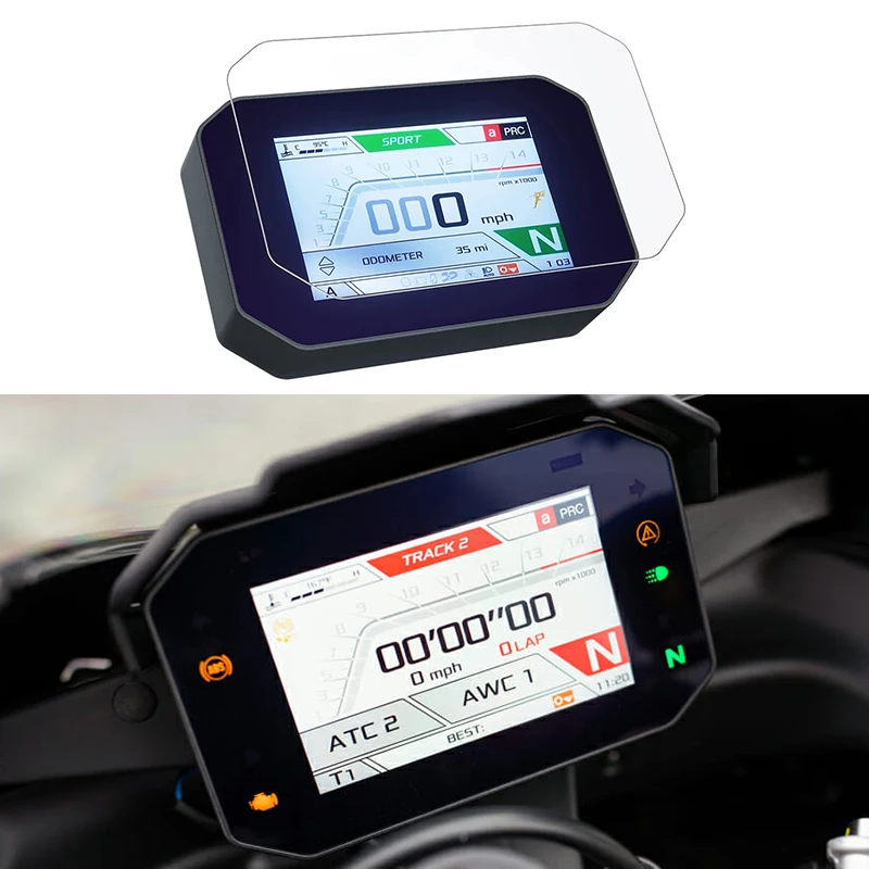 For RSV4 Tuono V4 1100 2021-2023 Instrument Film Tuareg 660 2021-2024 Motorcycle Scratch Cluster Screen Dashboard Protection