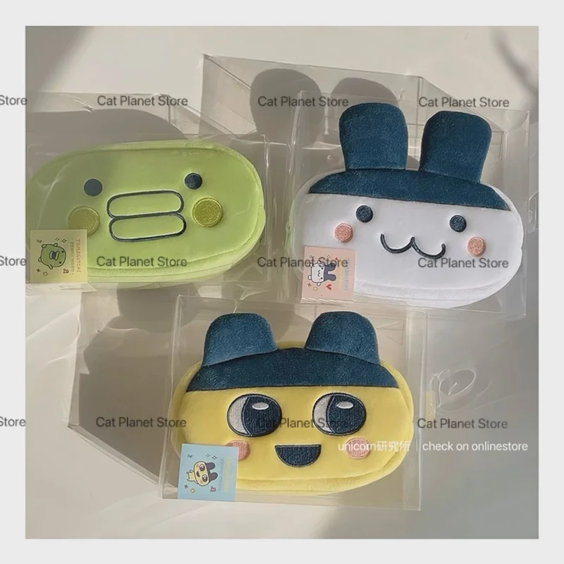 

Tamagotchi Adorable Pen Pouch, Mametchi Kuchipatchi Large-Capacity Storage Bag Cosmetic Bag‌ Peripherals Toys Gift For Girls