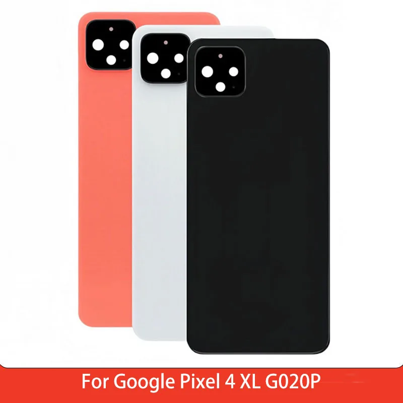 Battery Back Cover for Google Pixel 4 XL G020P PC Material back cover with Adhesive Repair Replacement Part