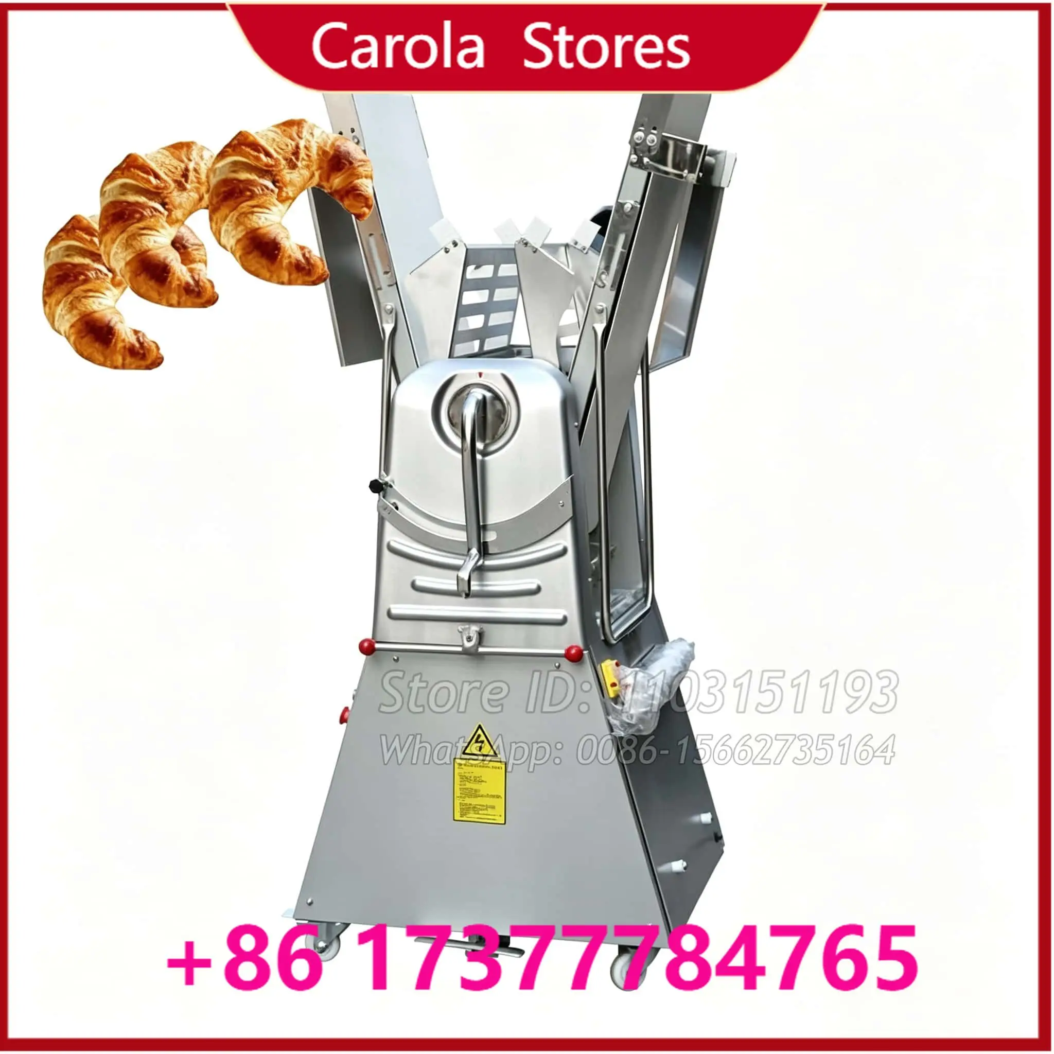 Hot Sale Electric Reversible Dough Sheeter Presser Laminator Floor Type Bakeries Baklava Croissant Dough Pressing Making Machine