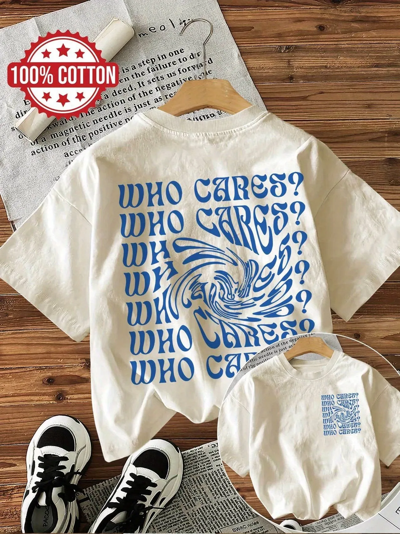 2026 90er Chic Y2K 100% Baumwolle Damen Grafik-Print T-Shirt Weicher Rundhals Kurzarm-Oberteil Vintage-Shirt-Design