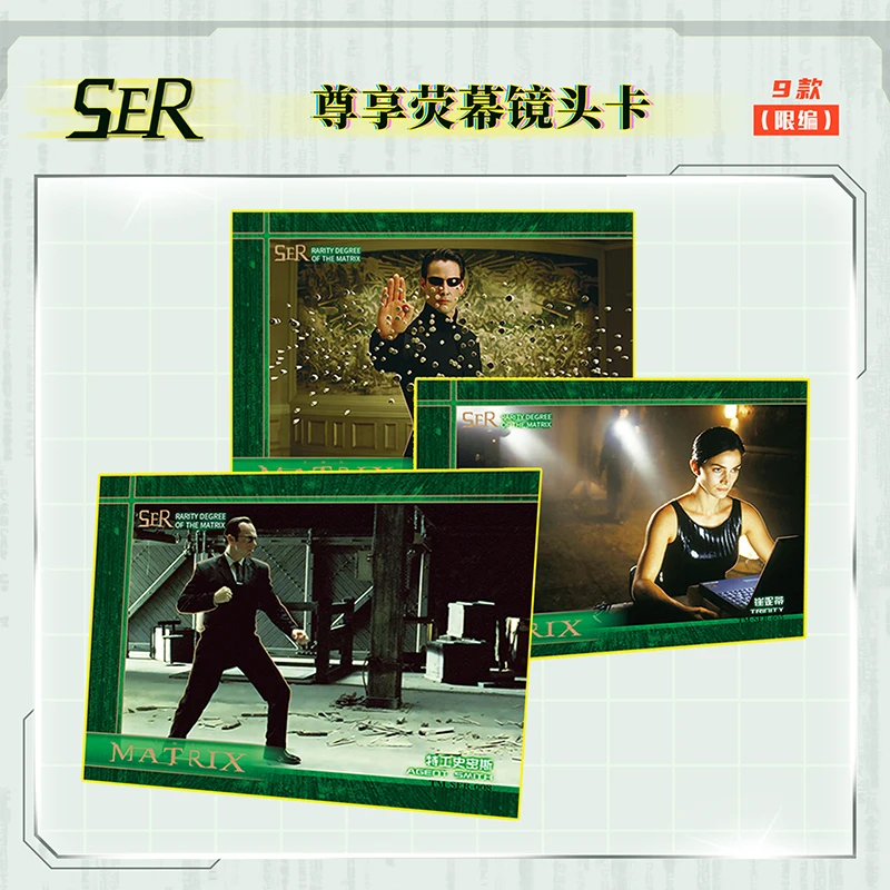 The Matrix Collection Cards, Classic Science Fiction Movie Limited Edition, btGold-Plated Coin Cards, Game Gift Toys, New