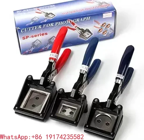 20 25 30 32 35 37 38 40 44 45 48 50MM Hand Held Manual Round Actual Cutting Size Paper Graphic Punch Die Cutter