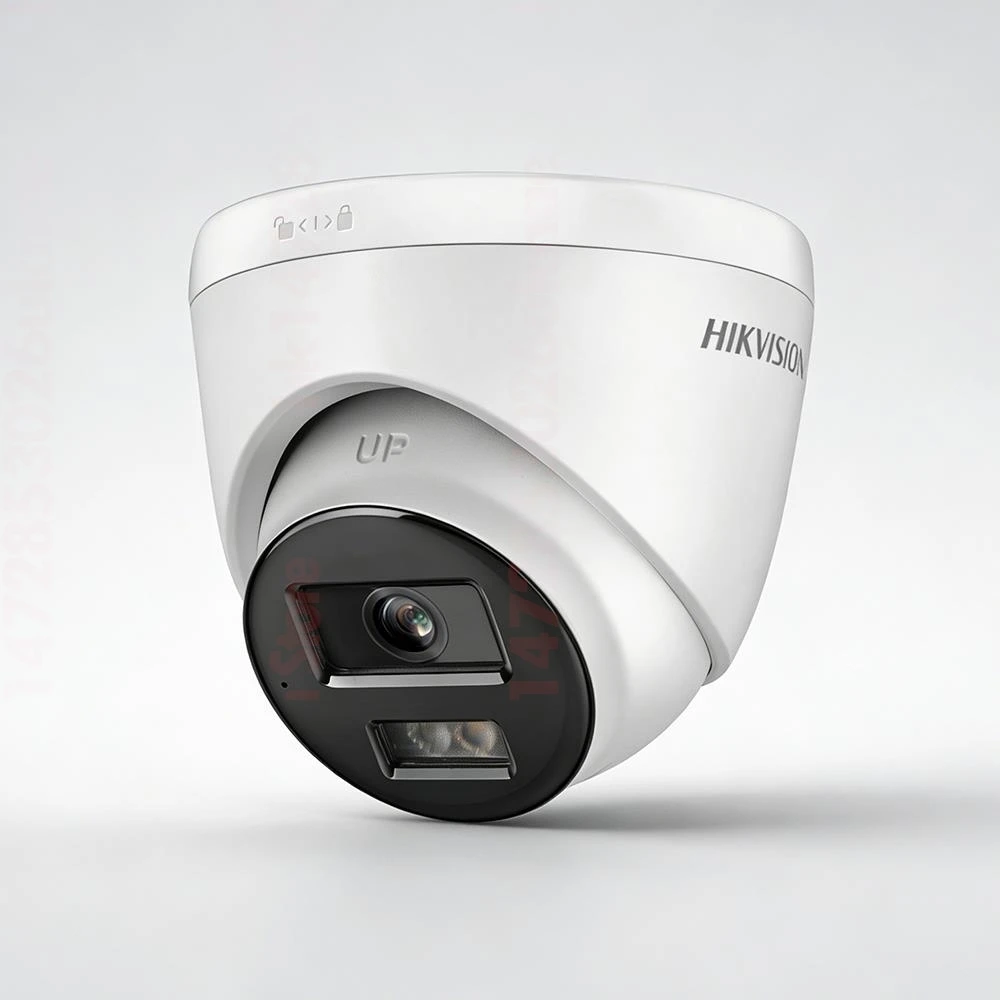 HIKVISION LOCAL+ DS-2CD1383G2-LIUF 8MP 4K Turret PoE IP-Kamera, intelligentes Hybridlicht, integriertes Mikrofon, SD-Steckplatz, Erkennung von Menschen/Fahrzeugen, IP67