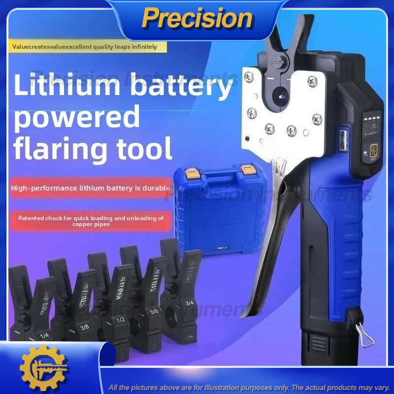 for VEF 1 VEF 2 Lithium Electric Flaring Tool for Automotive AC Refrigeration Copper Tubing Expansion with High Precision