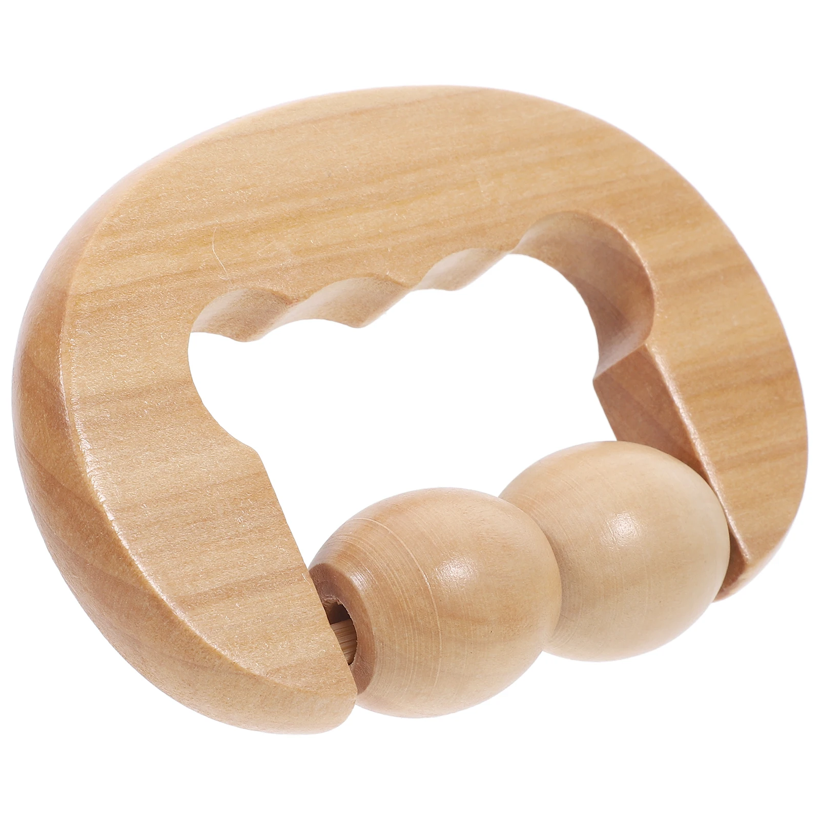 

1pcs Wooden Massage Roller Ergonomic Design For Back Neck Foot Leg Arm Relief Tension Portable Handheld Massager Tool