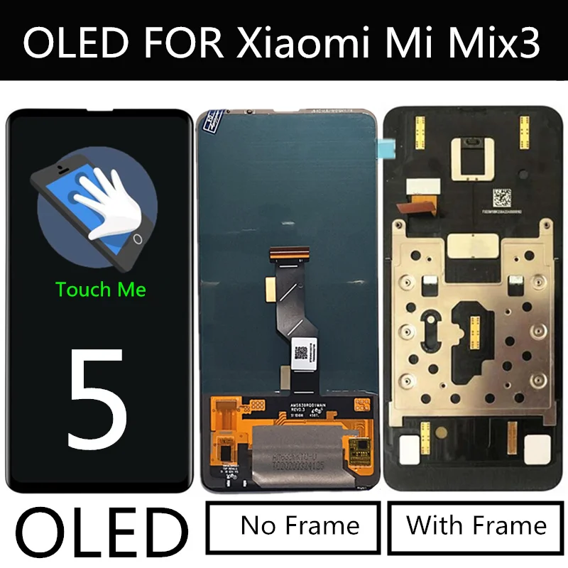 OLED LCD FOR Xiaomi Mi MIX 3 LCD Display MIX3 Touch Screen Digitizer Replacement Accessories for phone 6.39  LCD