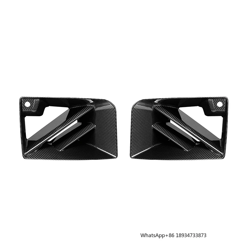 

Сухое углеродное волокно M2 G87 Передние воздуховоды SQ Style Dry Carbon Fiber Автозапчасти для BMW M2 G87 2023-In M2 G87 Воздуховоды
