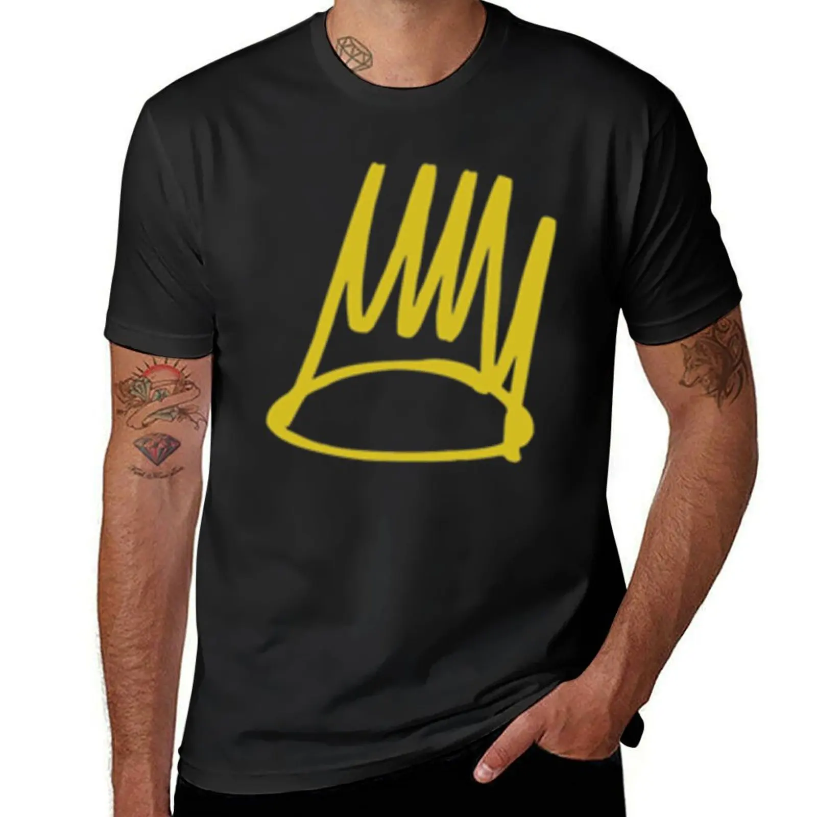 J. Cole - Born Sinner Crown T-Shirt customs blanks cute clothes mens graphic t-shirts
