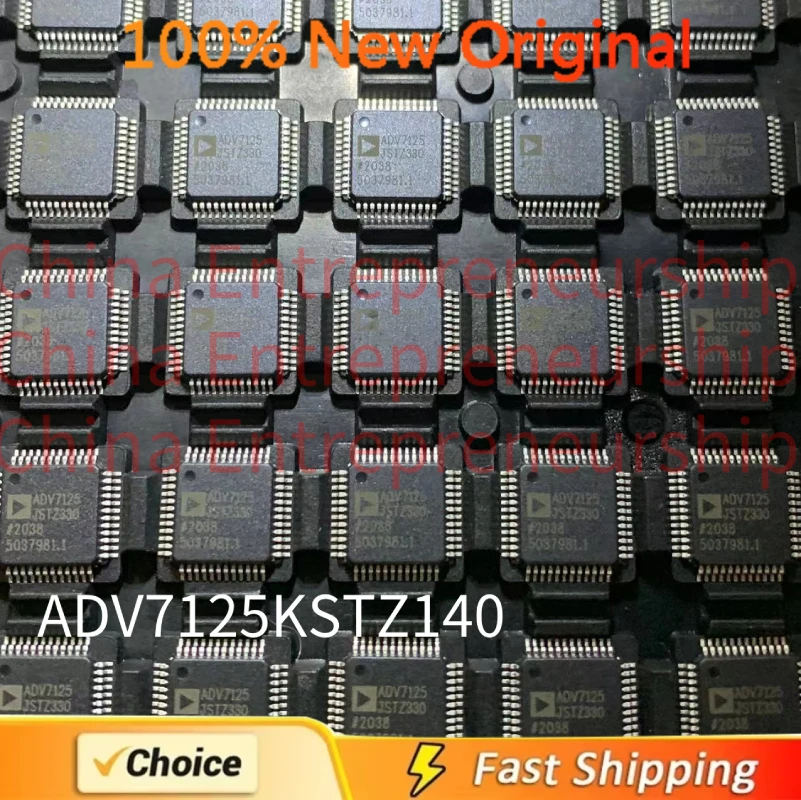 1 unids/lote LQFP-48 ADV7125KSTZ140 QFP nuevo convertidor de digital a analógico DAC IC Chip 100% calidad Original/entrega rápida