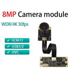 8MP Camera Module OS08A10 Module High Speed USB3.0 Drive Free Industrial Camera 4K HD Type-c