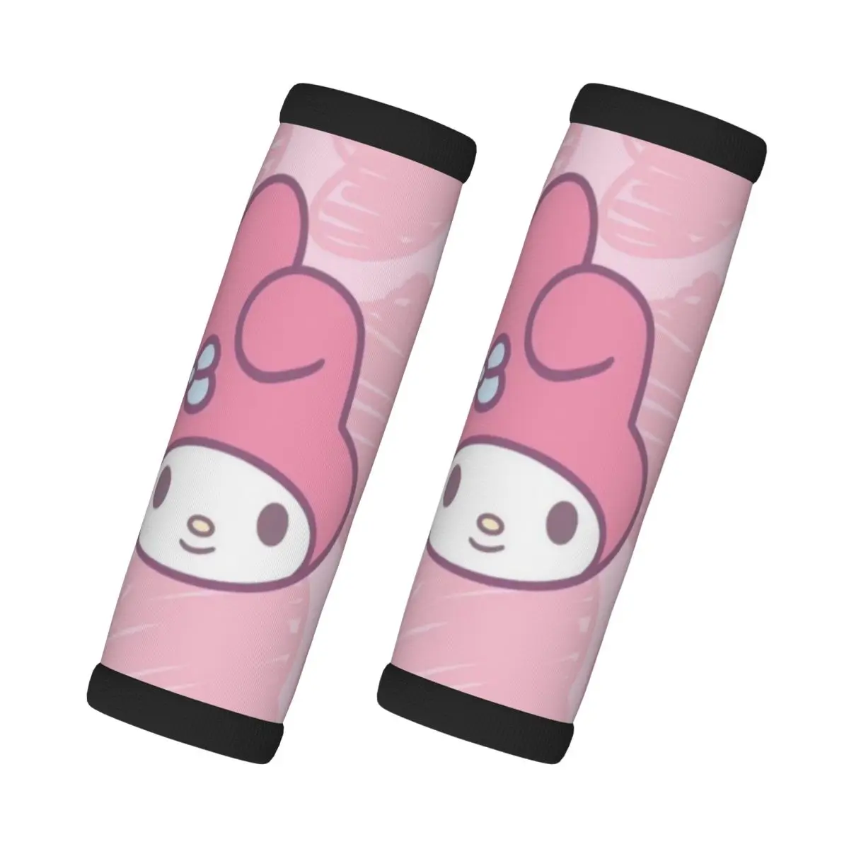 

Пользовательские мультфильмы Мелодия, 2 шт., ручка для багажа, мягкая ручка, чехол для ручки, неопреновая ручка для багажа для салона автомобиля