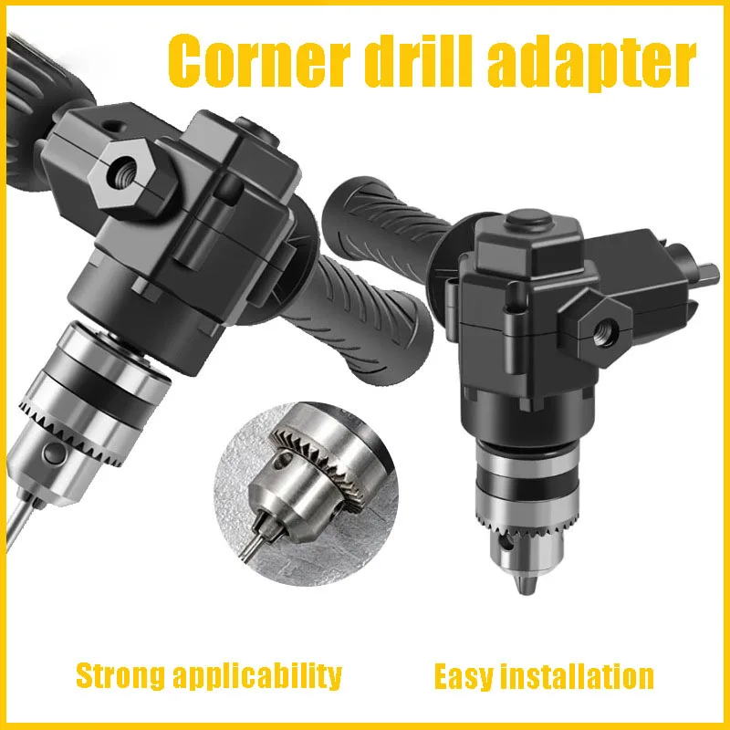 hit productMultifunctional Hand Drill Impact Drill 90 Degree Corner Turn Electric Universal Screwdriver Corner Turn Drill Batch