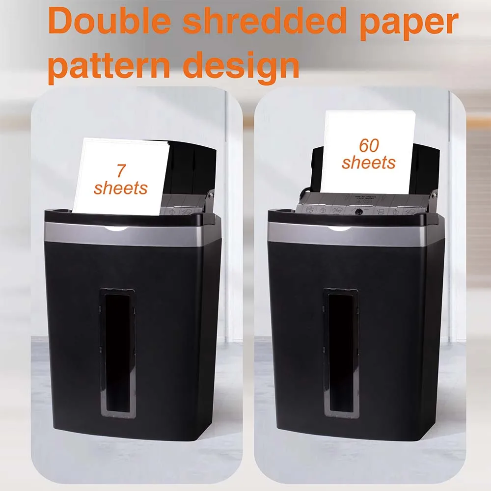 Commercial Paper and Disc Shredder Micro Cut 30l Machine A4 60 Sheets Auto Feed Office Paper Shredder Machine