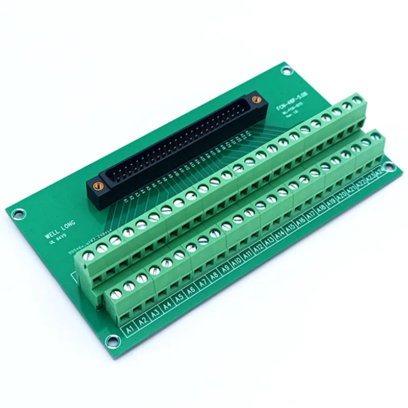 FCN48P PLC Interface Module Male Header Breakout Board, Terminal Block, Connector FCN-364P040-AU.