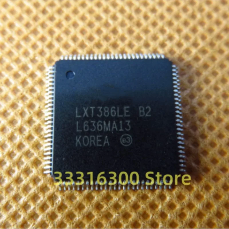 3PCS New LXT386LE-B2 / LXT386LEB2 / LXT386LE B2  QFP100 Microcontroller chip IC