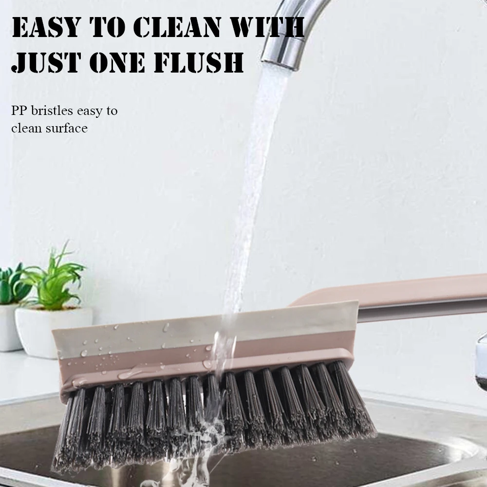 360 Degree Rotating Crevice Cleaning Brush Multi-Function Squeegee With 360-Degree Rotating Head For Kitchen Gap Cleaner