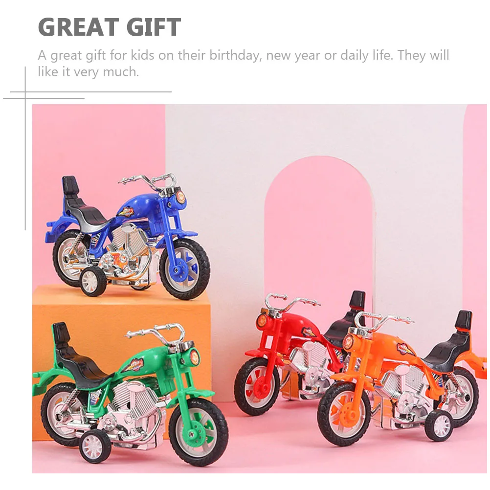 4-delige pull-back motorfiets voor kinderen ATV kinderen speelgoed motorfietsen motor mini speelgoed miniatuur