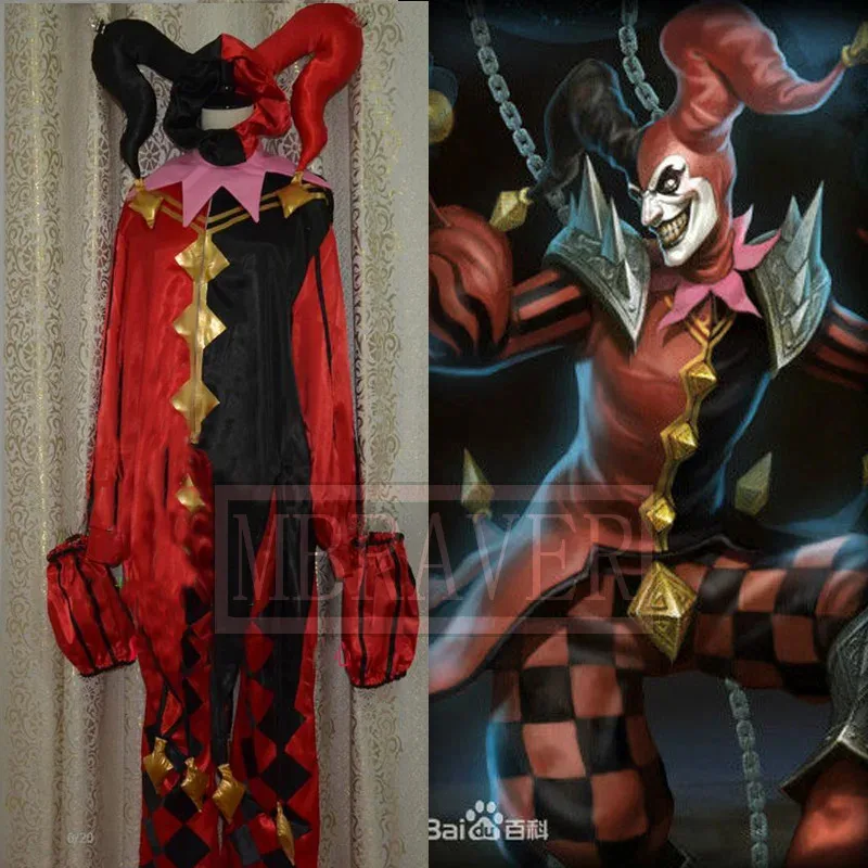 LOL Shaco Cosplay Costume Custom Made Any Size