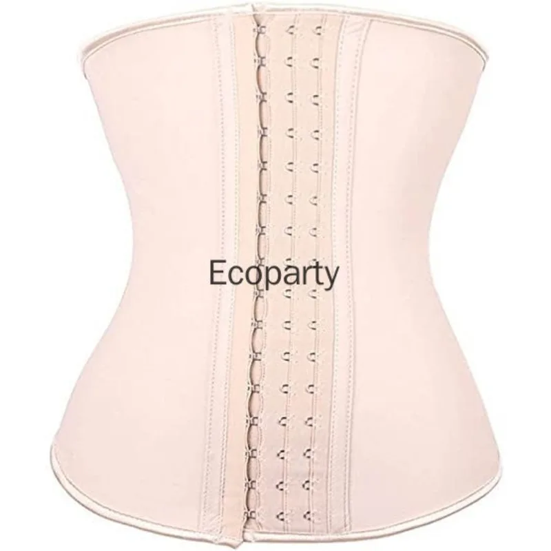 XXS XS Women Latex Corset Waist Control Corset and Bustier 9 Steel Bone Underbust Waist Trainer Corset Slimming Shaper Corselet
