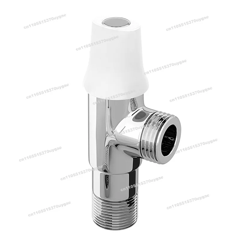 Full-open, Large-flow Ball-core Angle Valve, Gas Water Heater, Hot and Cold Water, Four-part Triangular Valve