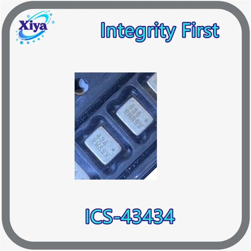 (3/30 items) ICS-43434 QFN-6 Digital I2S Output Bottom-Port Microphone – 100% Brand New & Original – Fast Shipping