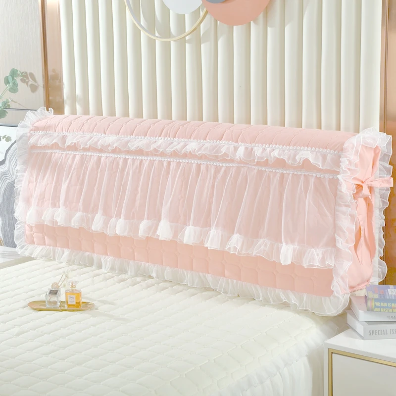 European All-inclusive Bed Head Cover Lace Headboard Slipcover Headboard Cover Backrest Dust Cover Bedroom Decor