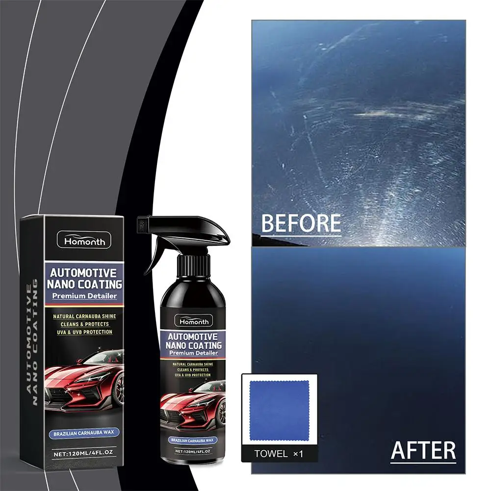 

120ml Car Ceramic Nano Coating Liquid Coatin Hydrophobic Polishing Anti-Scratches Car Coating Wax Care Car Coating Paint Z8U3