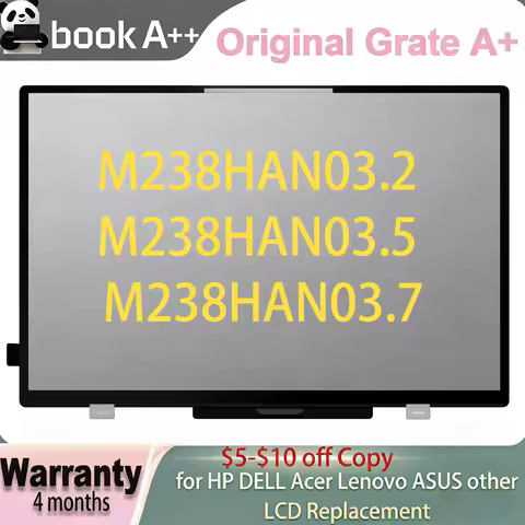 New Original M238HAN03.2 M238HAN03.5 M238HAN03.7 23.8 inch FHD IPS 30Pins for HP for Lenovo LCD Screen Display 1920*1080