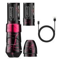 Máquina de Tatuaje Rotativa Inalámbrica Profesional Max, Máquinas de Maquillaje Permanente con Pantalla LED Digital, Pluma de Tatuaje con Recorrido de 3.8mm