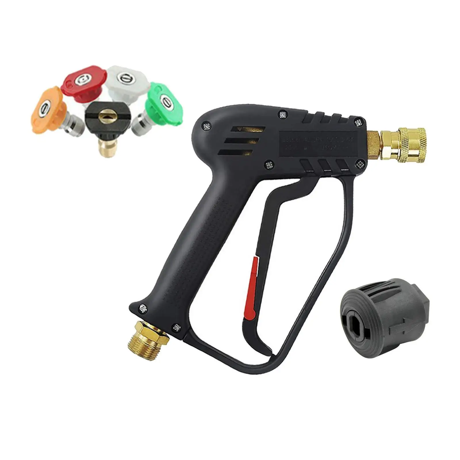 

High Pressure Washer Quick Connect 5 Nozzles Quick Connector for plastic connector