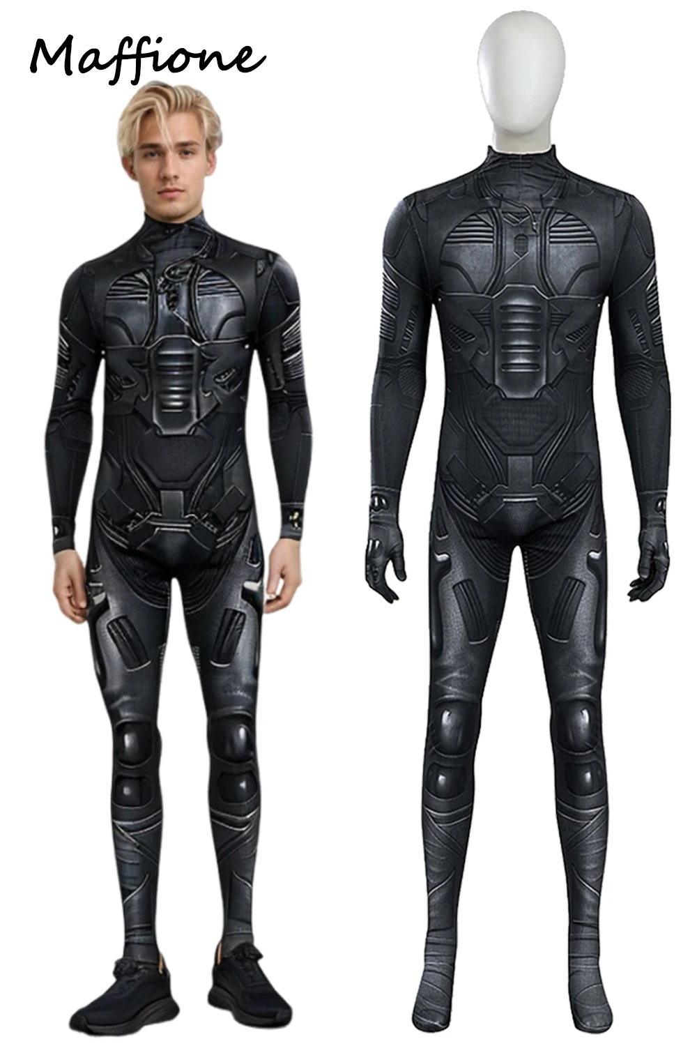 

Paul Atreides Cosplay Men Jumpsuit Costume 2024 Movie Du ne 2 Disguise Tight Fitting Suit Male Bodysuit Halloween Party Suits