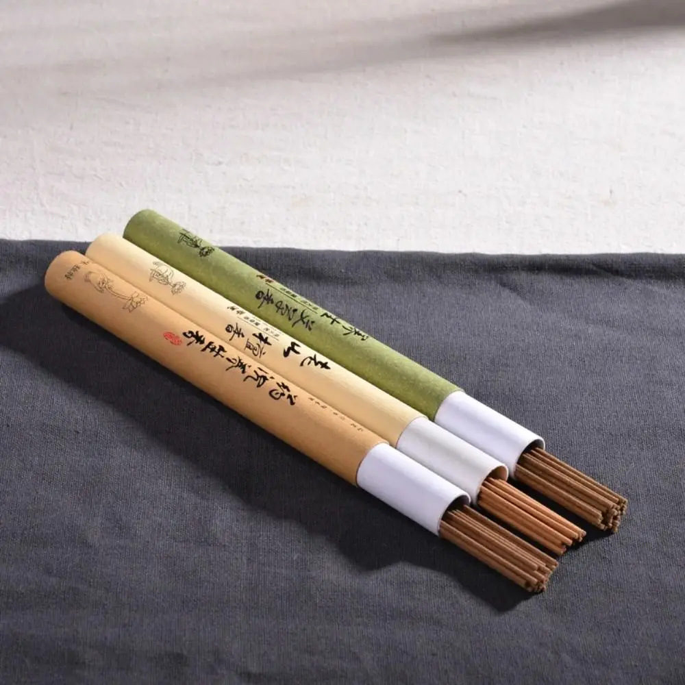 1/2Box Sandalwood Mugwort Scent Incense Stick Sleeping Aiding Home Office Bedroom Refreshing Scent 20g/Box Natural