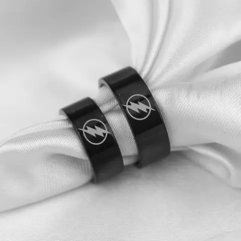 Movie Superhero The Flash Rings Barry Allen Cosplay Prop Can Be Opened Metal Fashion Jewelry Exclusive Design Accessories Gifts