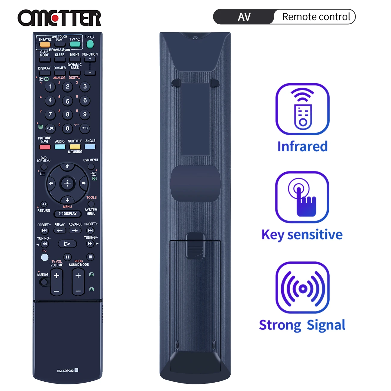 

RM-ADP022 Remote Control Fit for Sony DVD Home Theatre System DAVDZ870W DAVDZ660 DAV-DZ860W DAV-DZ870W DAVDZ77T