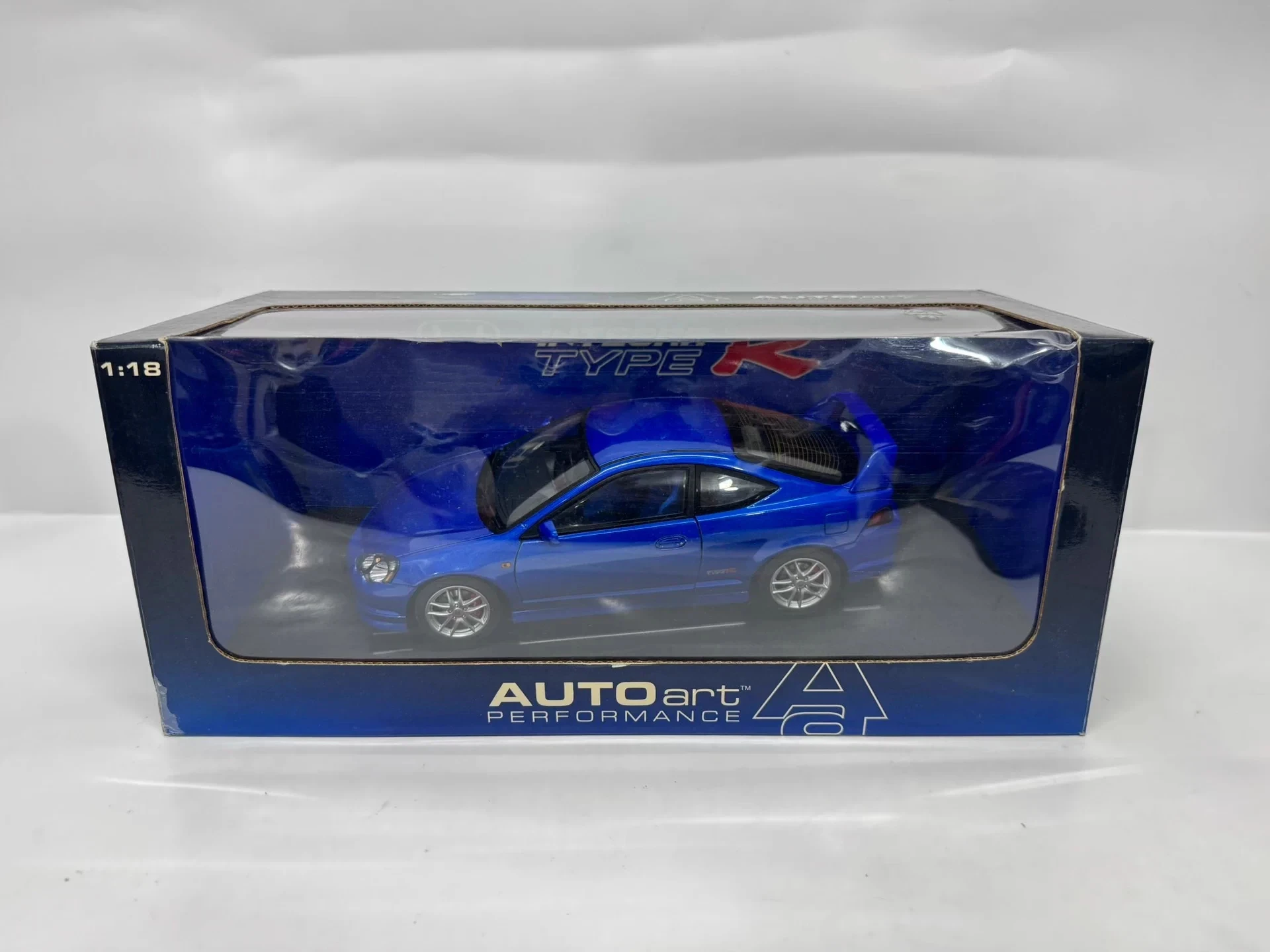 Autoart 1:18 نوع R DC5 الأزرق JDM محاكاة طبعة محدودة جميع سبائك معدنية مفتوحة ثابتة سيارة لعبة مجسمة هدية #6