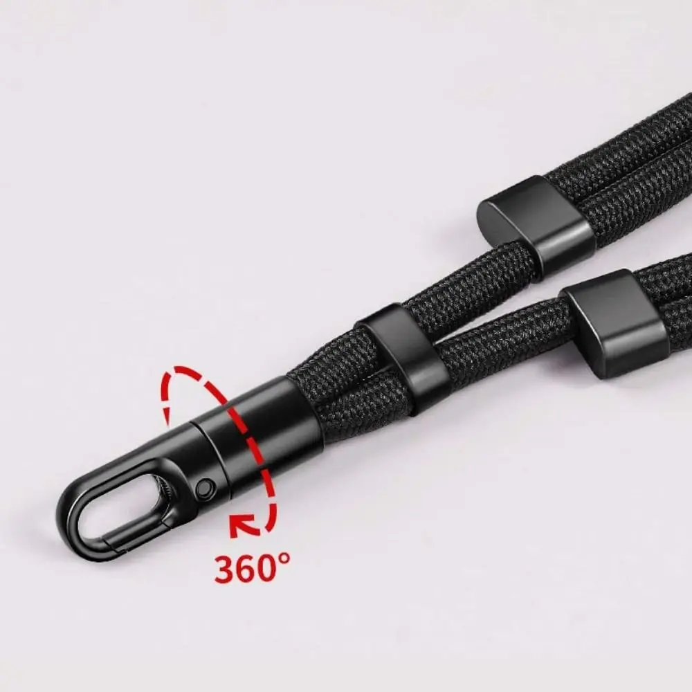 

Rotating Buckle Mobile Phone Lanyard Hanging Rope Neck Straps Phone Crossbody Chain Anti Loss Metal Clip Cell Phone Strap