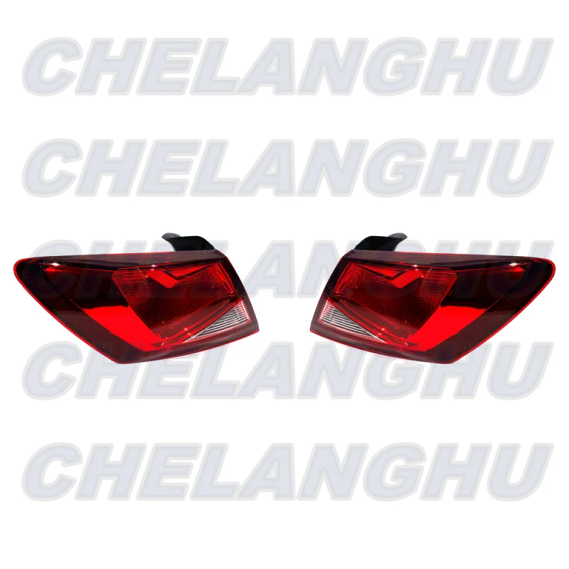 For SEAT Leon MK3 5F 2013 2014 2015 2016 2017 2018 2019 2020 Hatchback Pair L+R Outer Side Tail Light Rear Lamp Without Bulbs