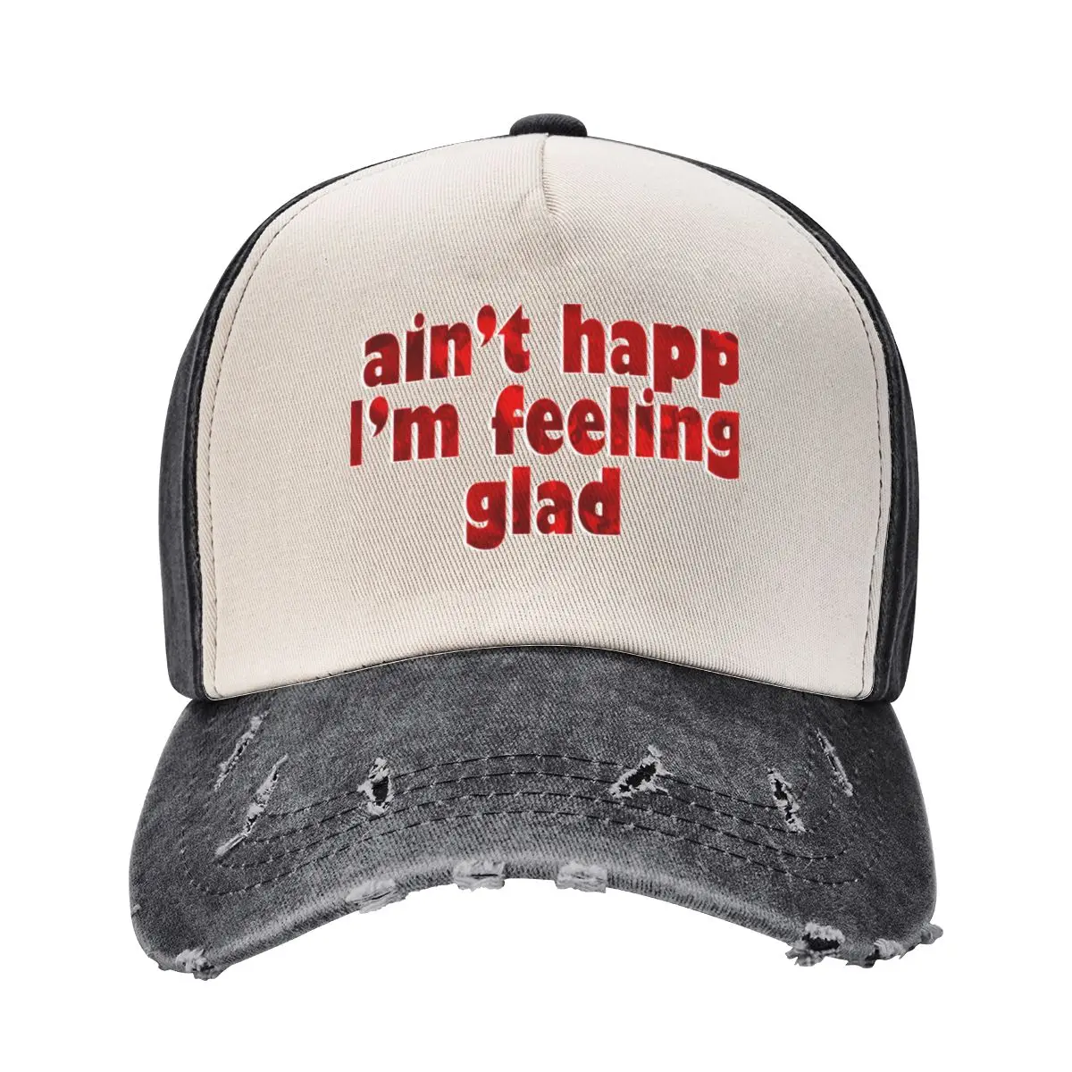 I am feeling glad Baseball Cap |-F-| custom Hat Women Beach Fashion Men's