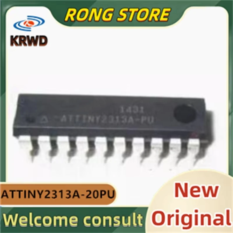 5PCS ATTINY2313A-20PU Chip IC Nuevo y Original DIP20 ATTINY2313-20PU ATTINY2313-20P ATTINY2313-20 ATTINY2313