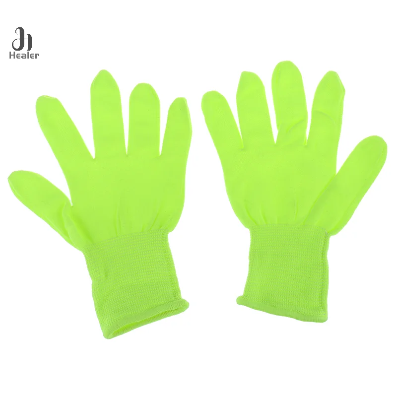 1 Pair Noctilucent Flashing Gloves Unisex Light Finger Lighting Dark For Party