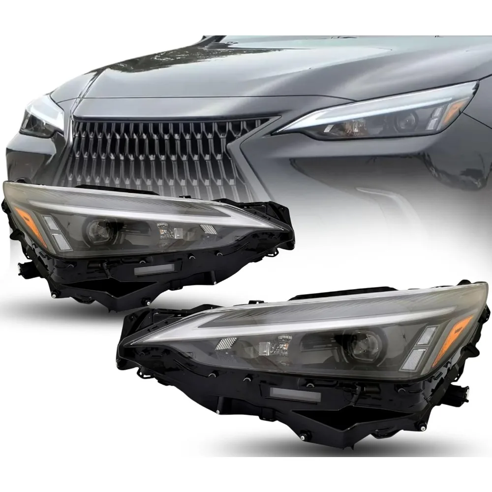 

1PCS Headlight Assembly for Lexus 2022 2023 2024 NX250/NX350/NX350h LED Headlight Assembly with Bulbs NO AFS
